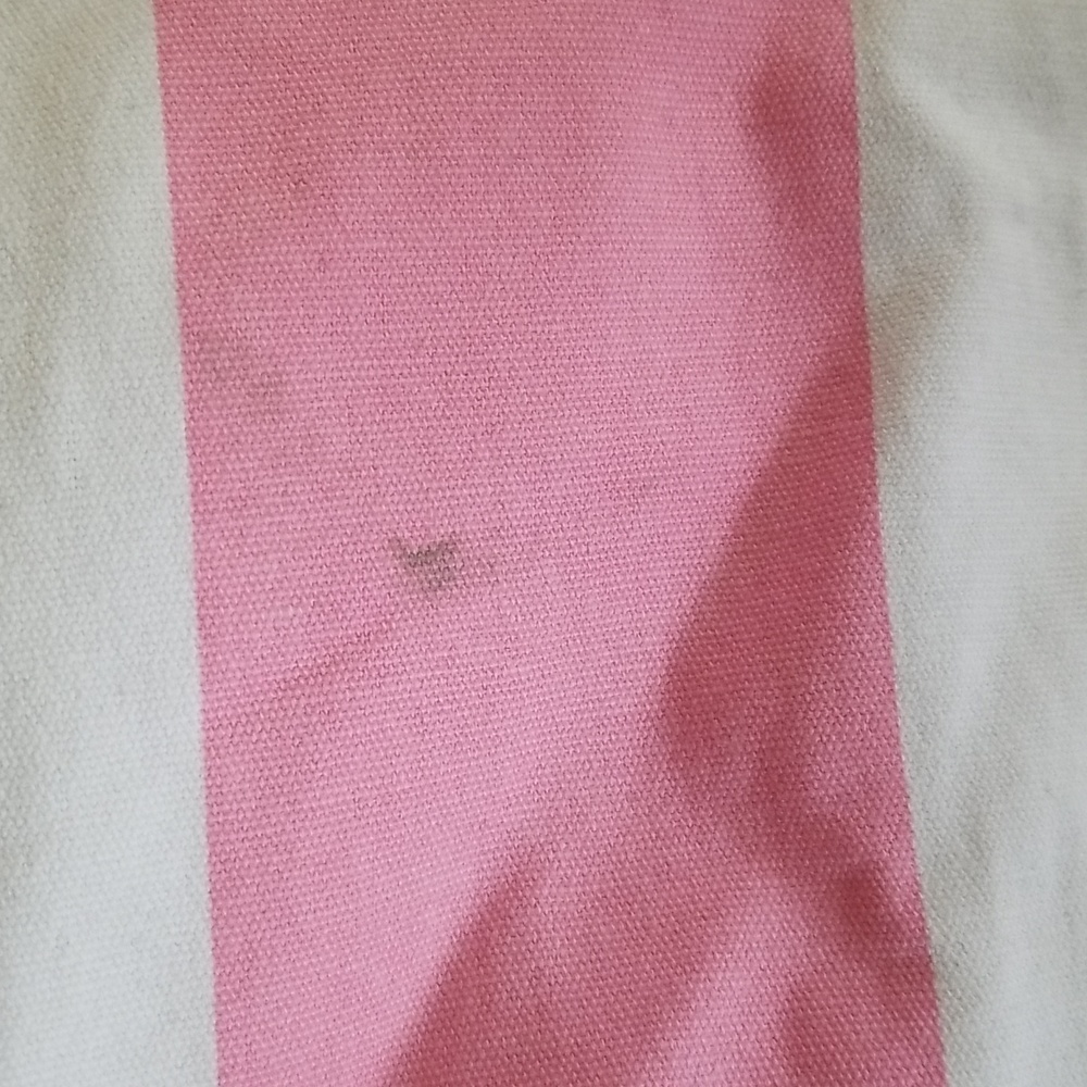 Victoria's Secret Pink And White Striped Weekender Tote Vacation Travel - Picture 4 of 6